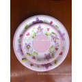 lovely design ceramic omega plate, deep plate